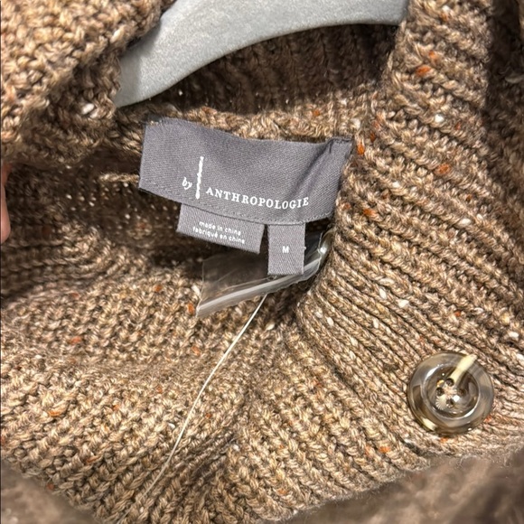 Anthropologie Brown Chunky Turtleneck Sweater - Picture 7 of 9